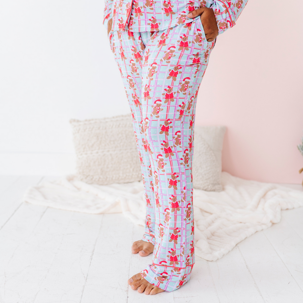 
                      
                        Mom in Family Matching Gingerbread Pajamas
                      
                    