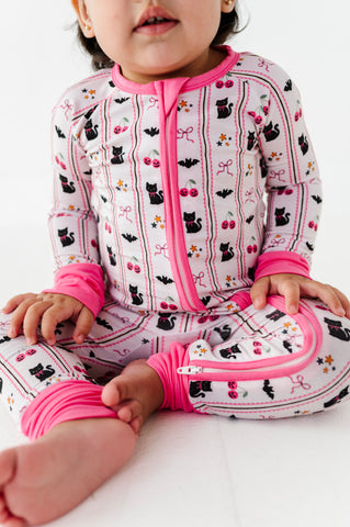 Pink or Treat Convertible Footies
