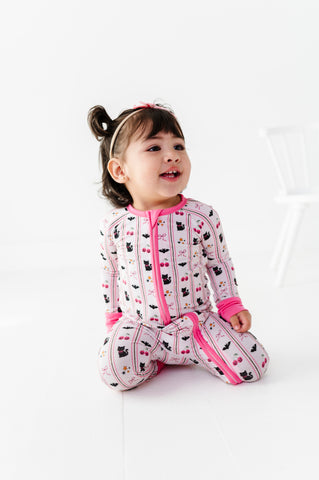 Pink or Treat Convertible Footies