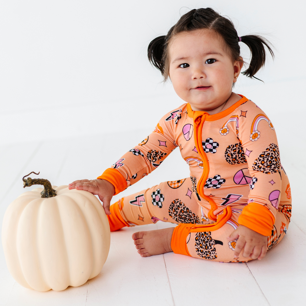 Girls Fall Retro Footies by Kiki and Lulu