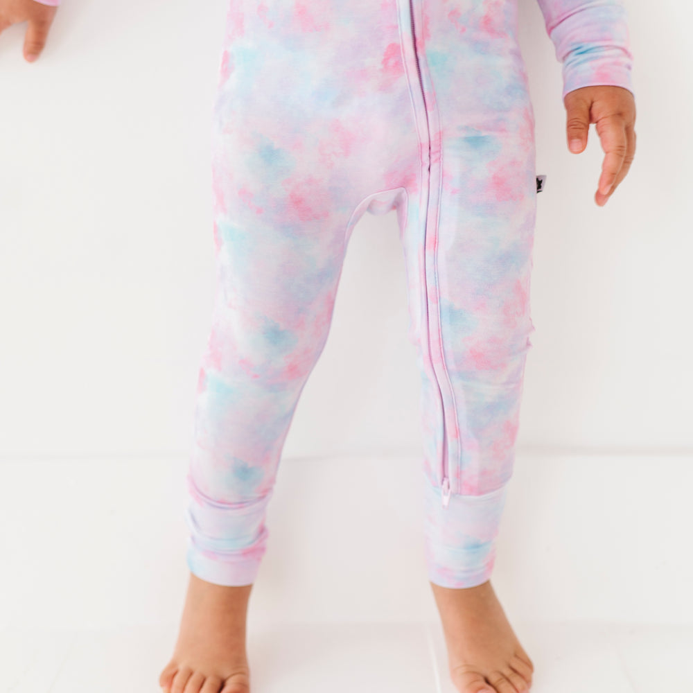 
                      
                        Girl in tie dye convertible footies by Kiki and Lulu
                      
                    