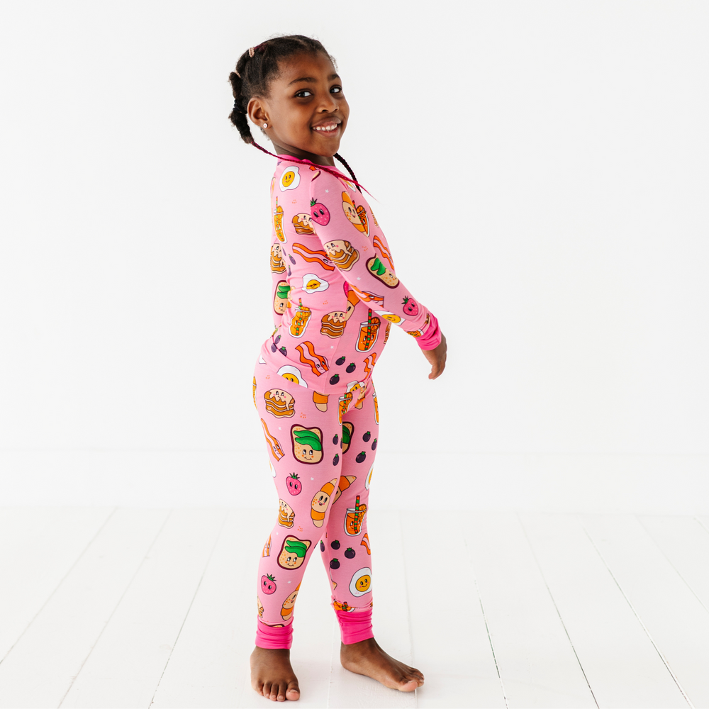 
                      
                        Girl in Breakfast Pajamas by Kiki and Lulu
                      
                    