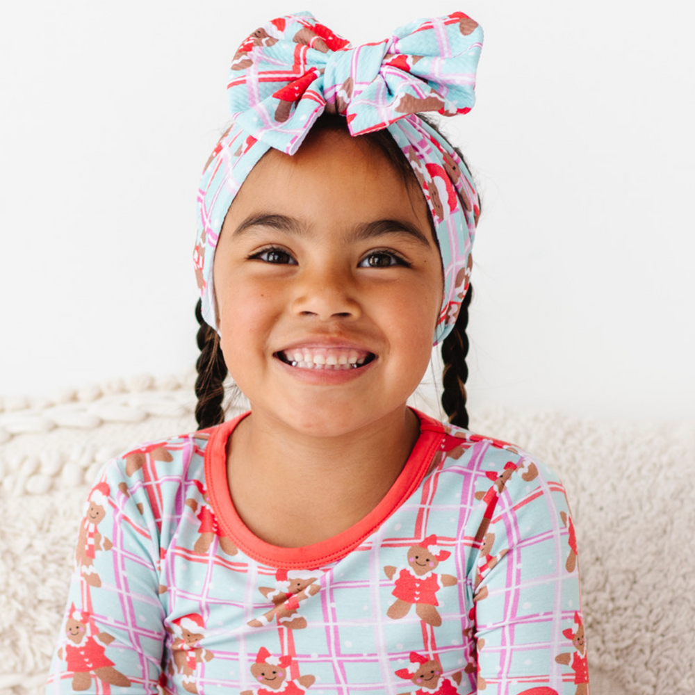 Girl in Gingerbread Headband by Kiki and Lulu