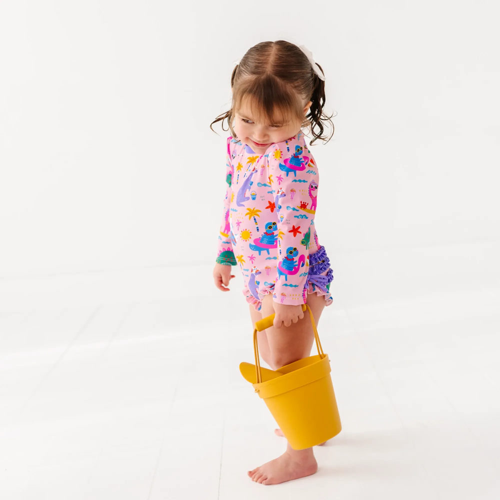 
                      
                        Diva Dinos Long Sleeve Ruffle Swimsuit
                      
                    