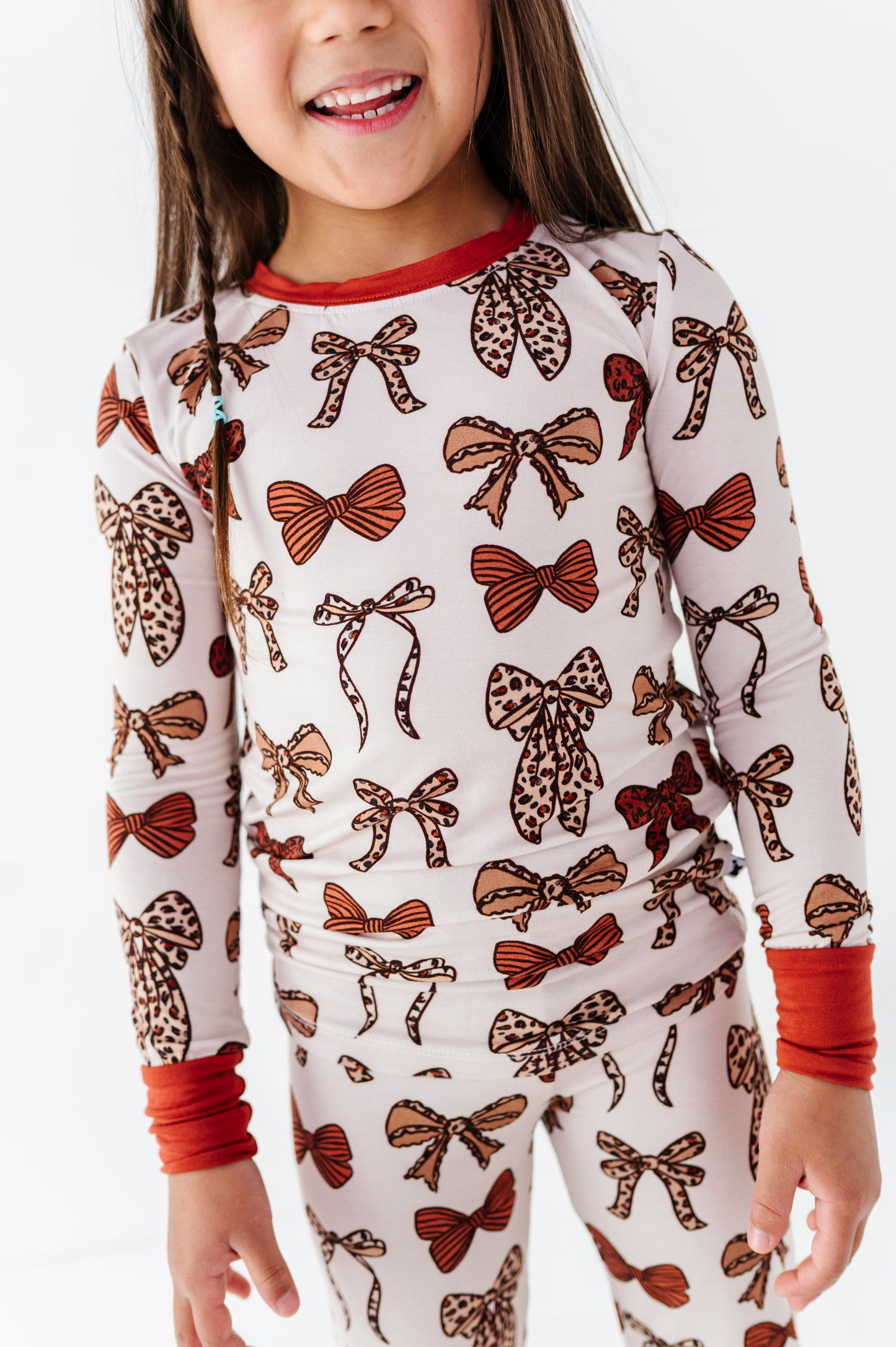 Tied Up in Autumn Kids Pajamas