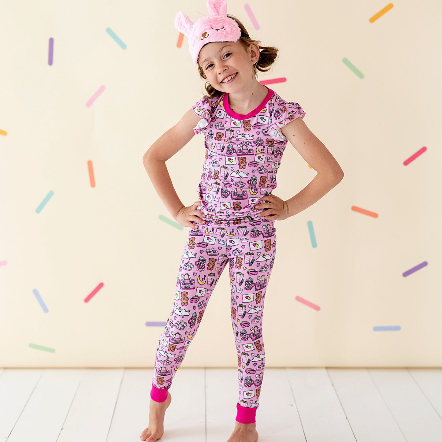 In My Slumber Party Era Ruffle Pajamas Toddler/Kids