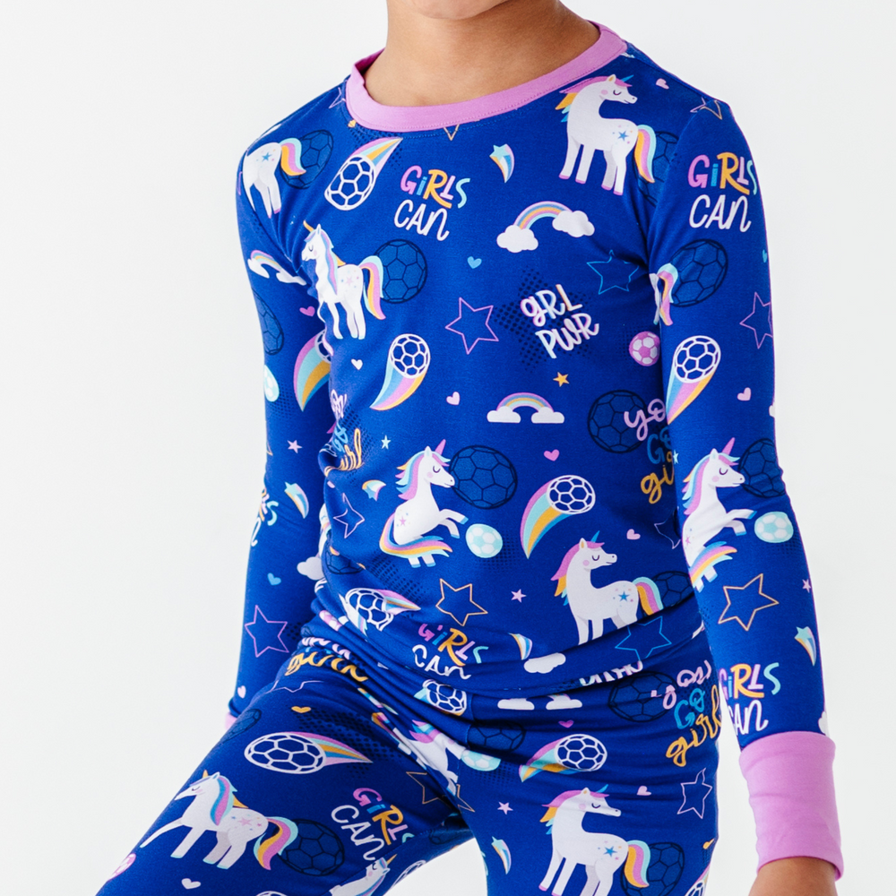 Girls Soccer Pajamas By Kiki and Lulu