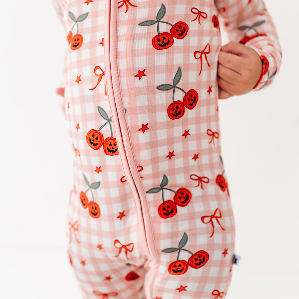 
                      
                        Girls Cherry Plaid Convertible Footies 
                      
                    