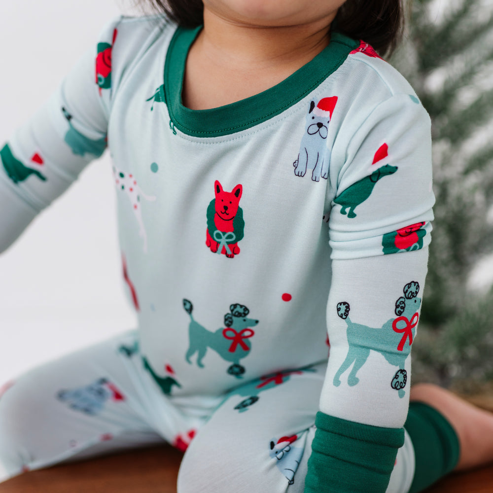 Christmas Dog Kids Pajamas 