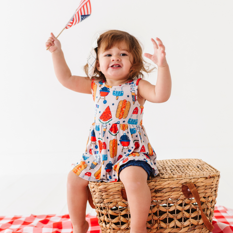 Red, White & BBQ Bummie Set