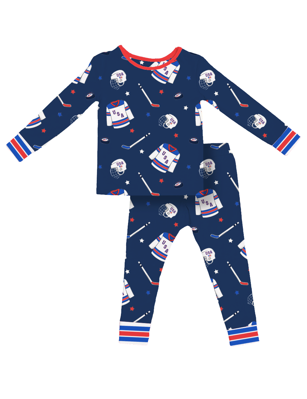 Team USA Hockey Kids Pajamas Preorder (ships early to mid June)