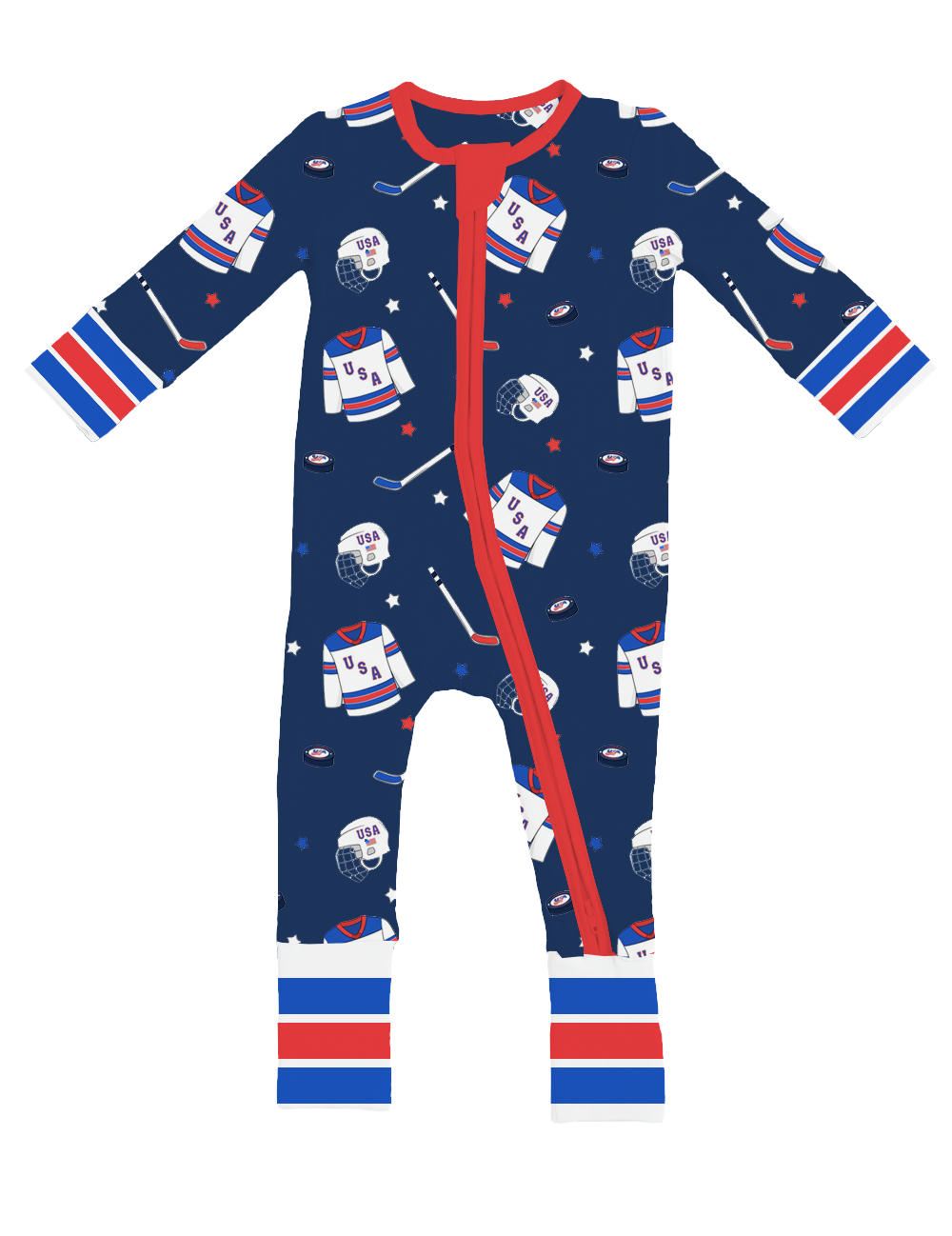 Team USA Hockey Convertible Footies Preorder (ships early to mid June)