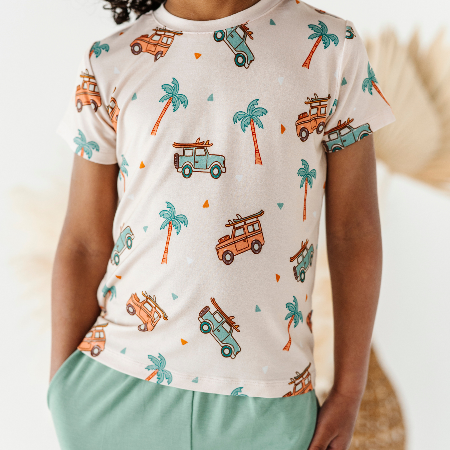 Beach Snoozers Printed Tee and Short Set