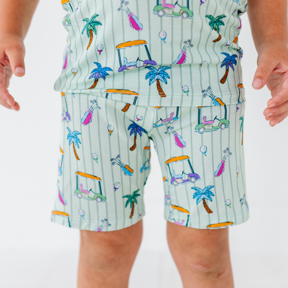 It's Fore O'Clock Somewhere Toddler/Big Kid Pajamas- Short Sleeve and Shorts