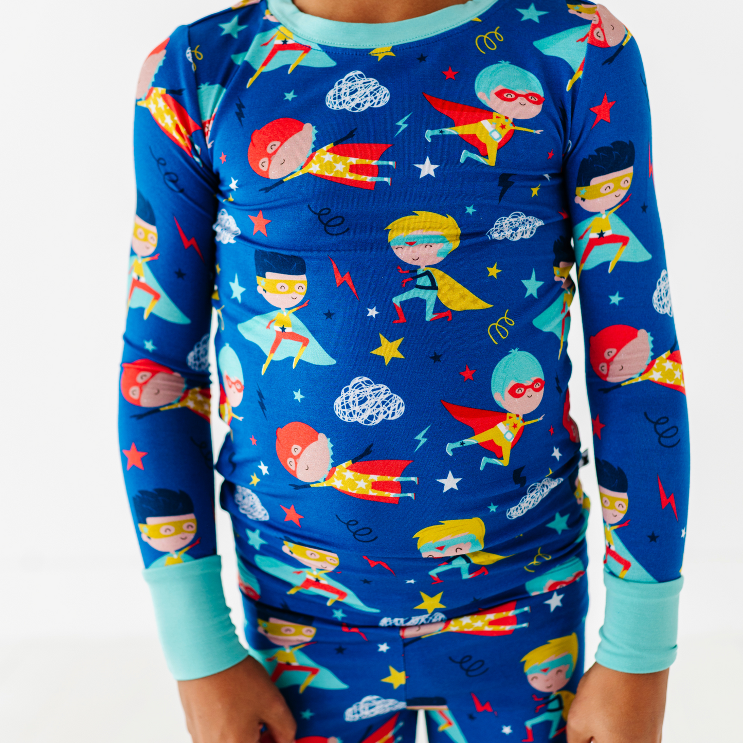 Cozy & Courageous Superhero Kids Pajamas