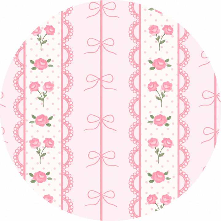 Kids Pink PJs with Forget Me Knot Print