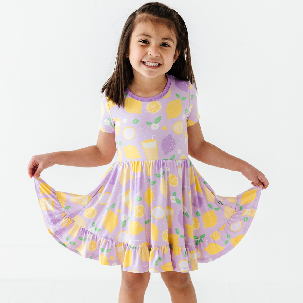 You Can Sip With Us Toddler/Girls Dress