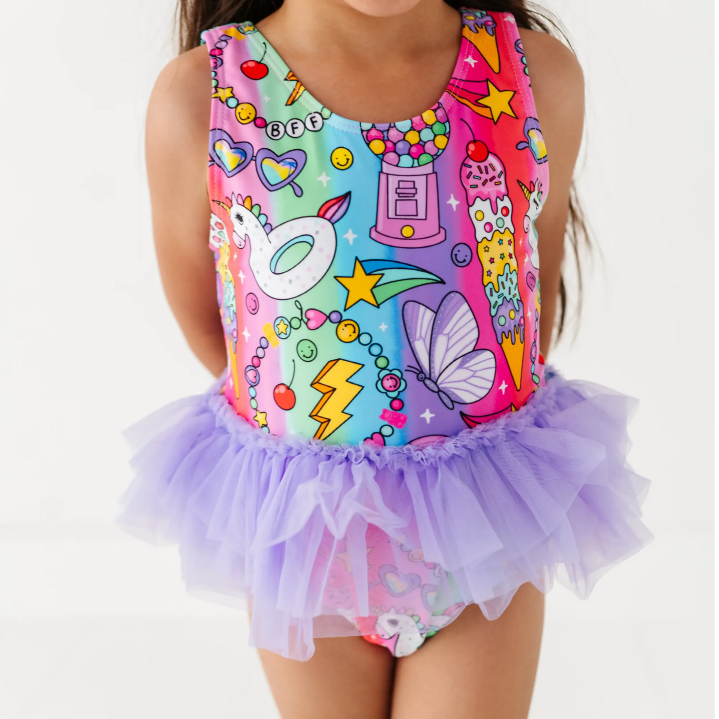 Cosmic Candyland Swimsuit With Tutu