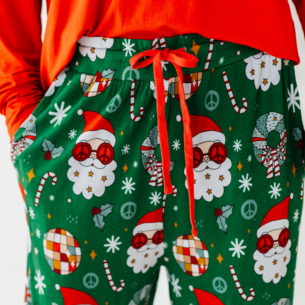 
                      
                        Retro Santa Mens Christmas Pajamas by Kiki and Lulu
                      
                    