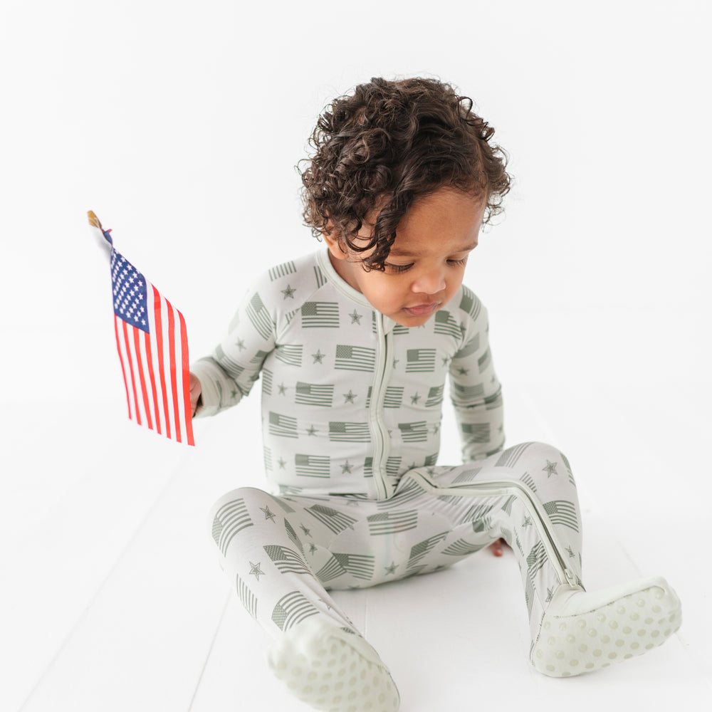 
                      
                        Military Flag Baby Pajamas 11
                      
                    