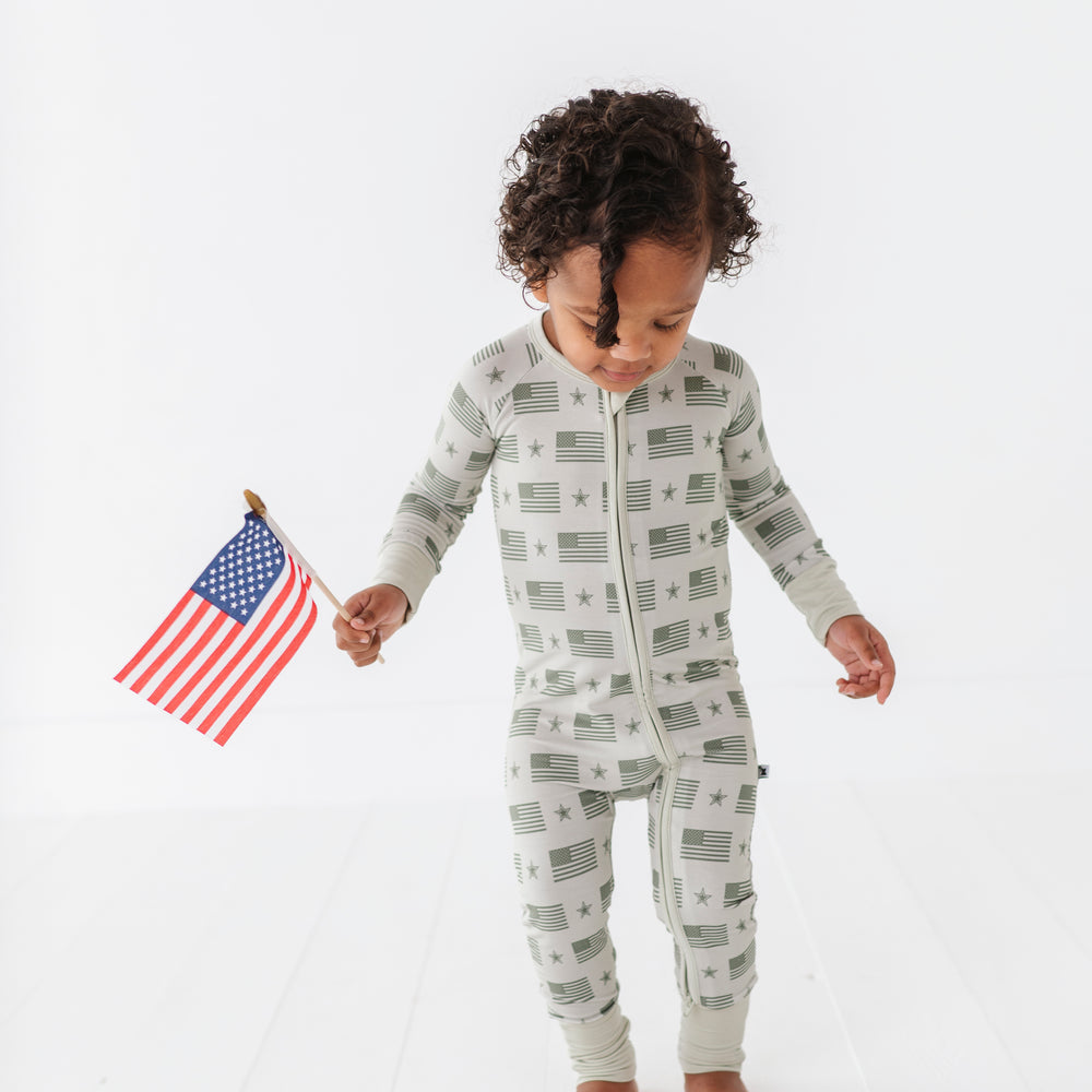
                      
                        Military Flag Baby Pajamas 4
                      
                    