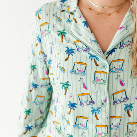 It's Fore O'Clock Somewhere Mama Luxe Lounge Set