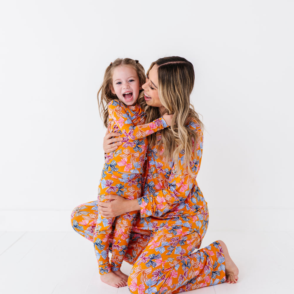 
                      
                        Mother Daughter Matching Bow Pajamas 
                      
                    