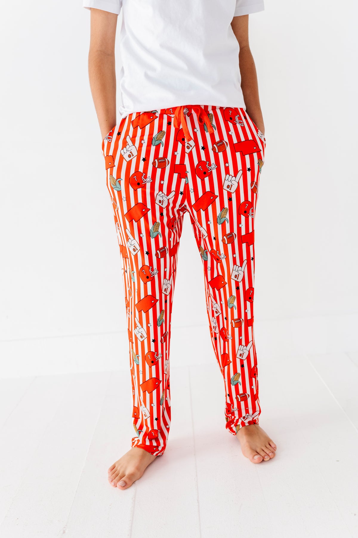 Game Day In Nebraska Boys Lounge Pants