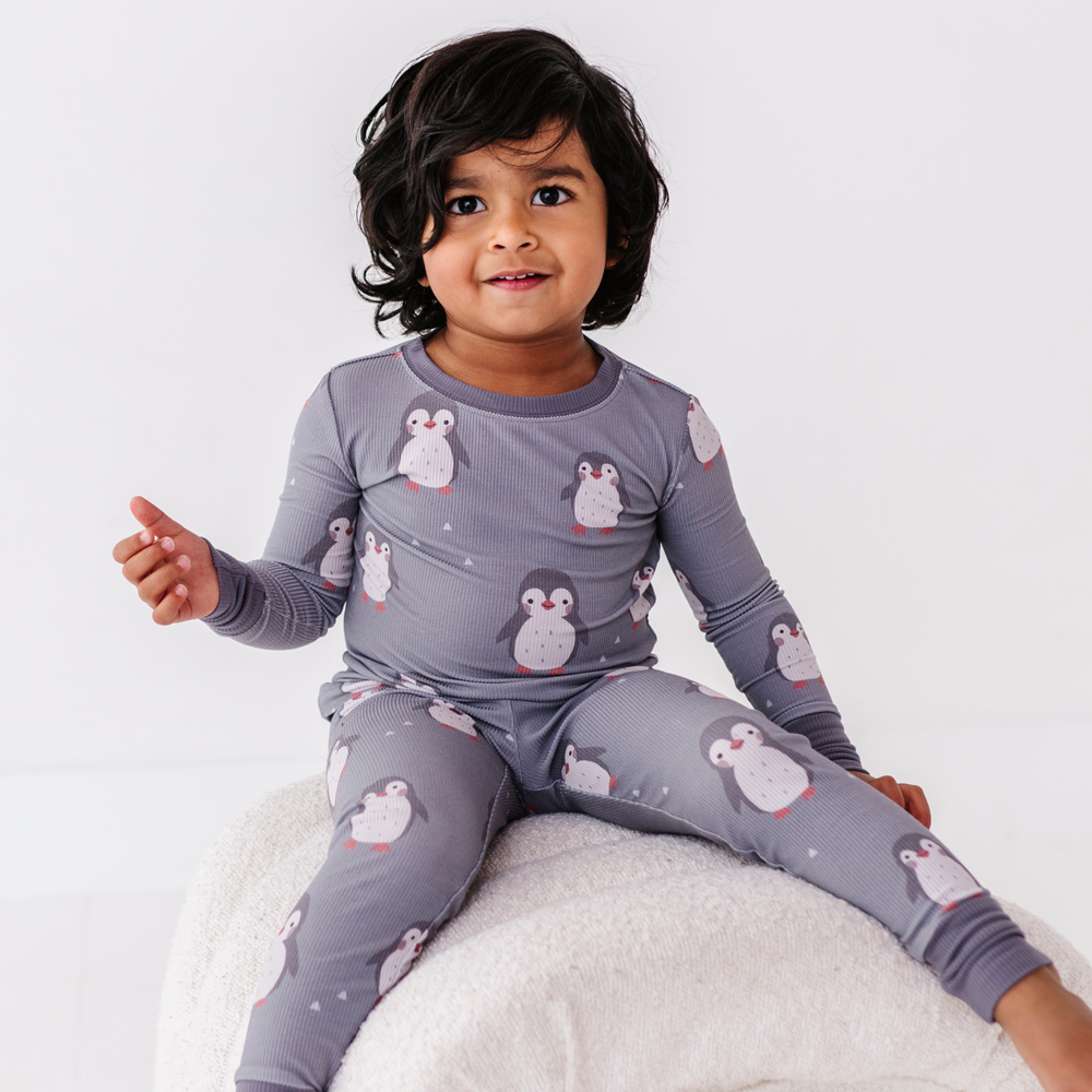 Waddle I Do Without You? Ribbed Kids Pajamas