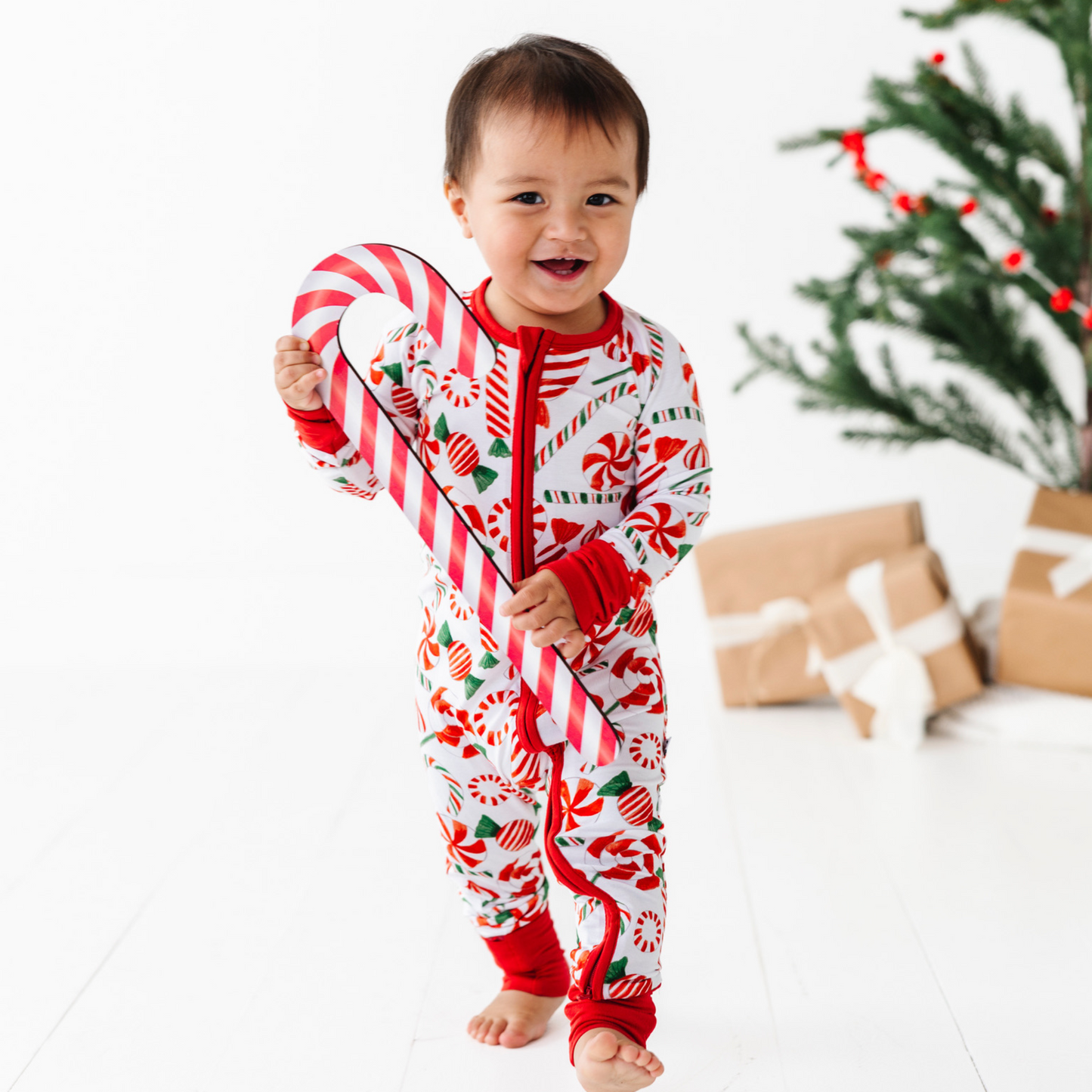 Boy in Peppermint Pajamas by Kiki and Lulu