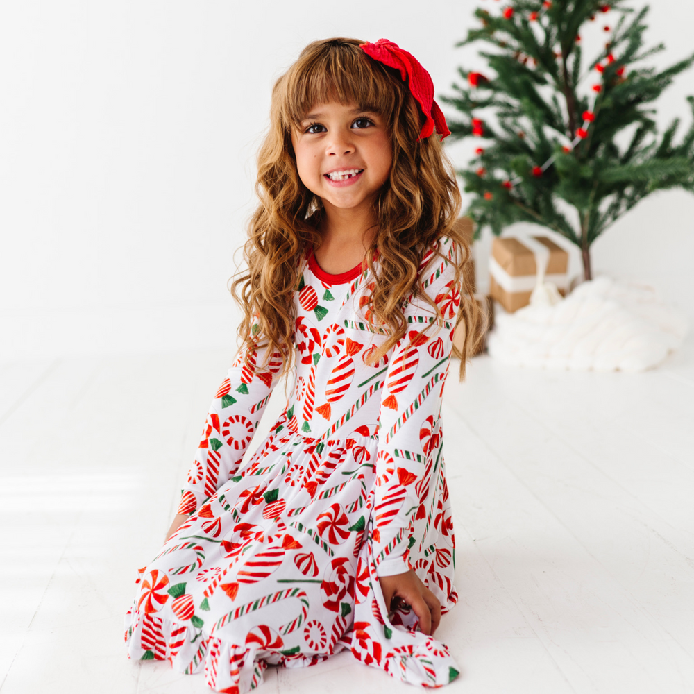 
                      
                        Girl in peppermint Christmas Dress
                      
                    