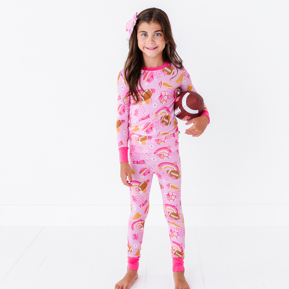 
                      
                        Pink Football Pajamas by Kiki and Lulu
                      
                    