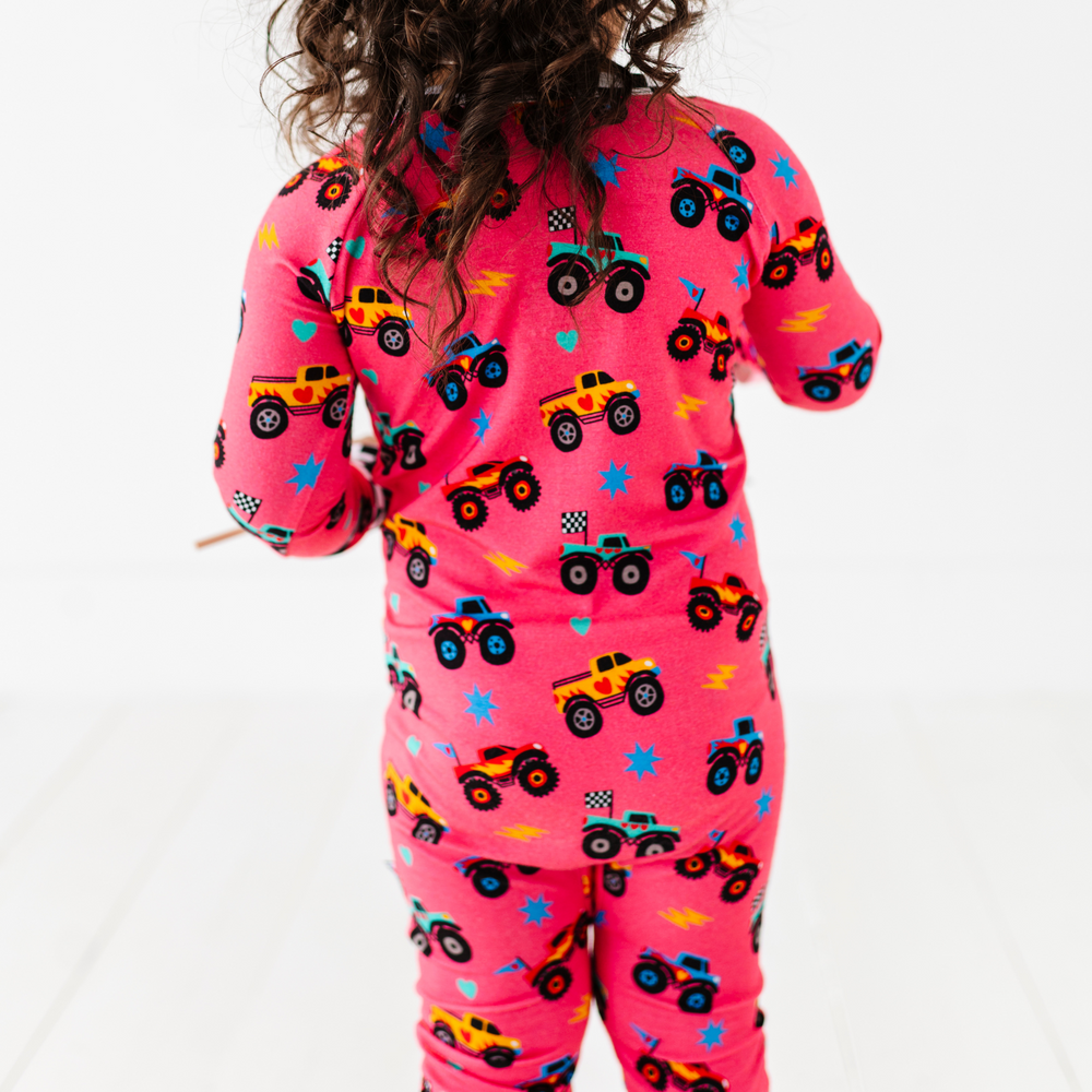 
                      
                        Girl in Monster Truck Pajamas
                      
                    