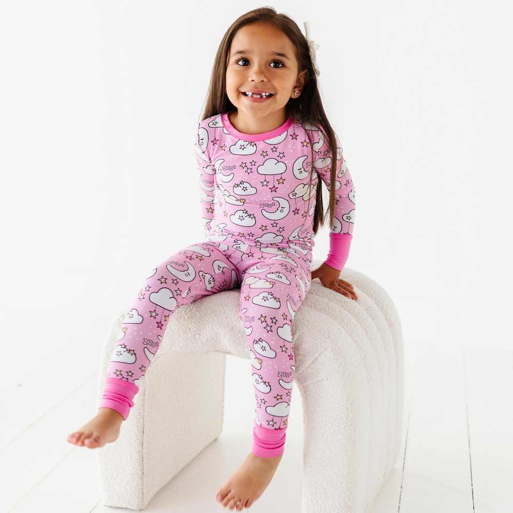 
                      
                        Girl in Pink Sleep Pajamas by Kiki and Lulu
                      
                    