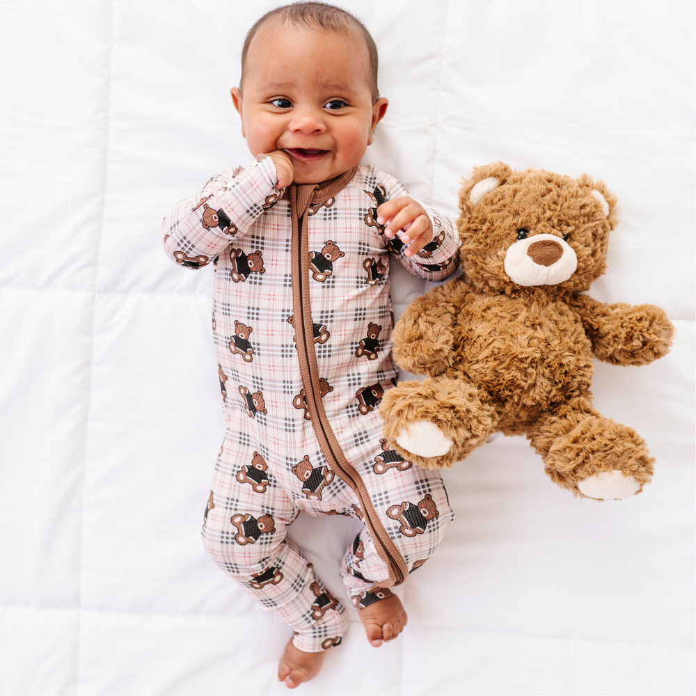 Beary Sweet Ribbed Convertible Footies