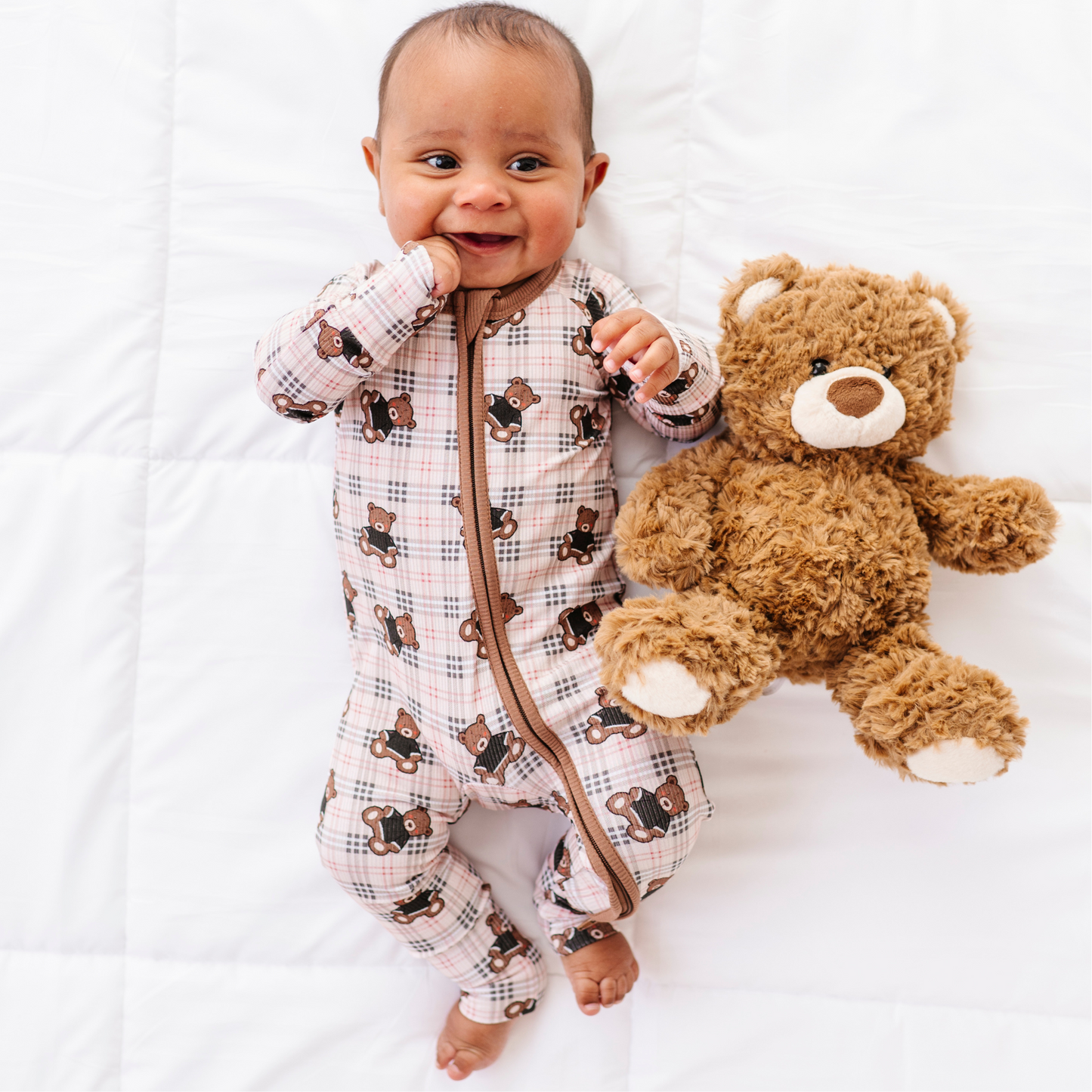 Beary Sweet Ribbed Convertible Footies