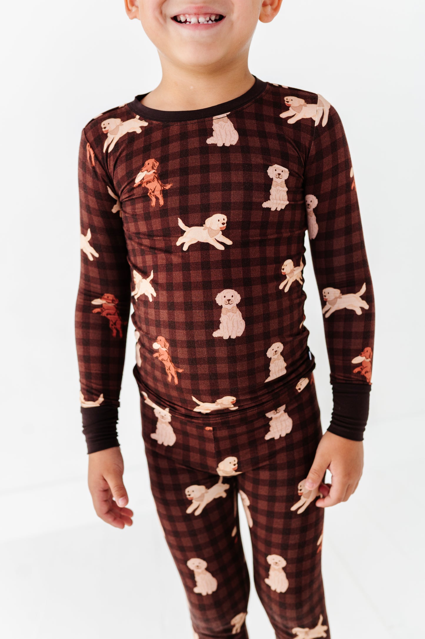 Paws & Plaid Kids Pajamas