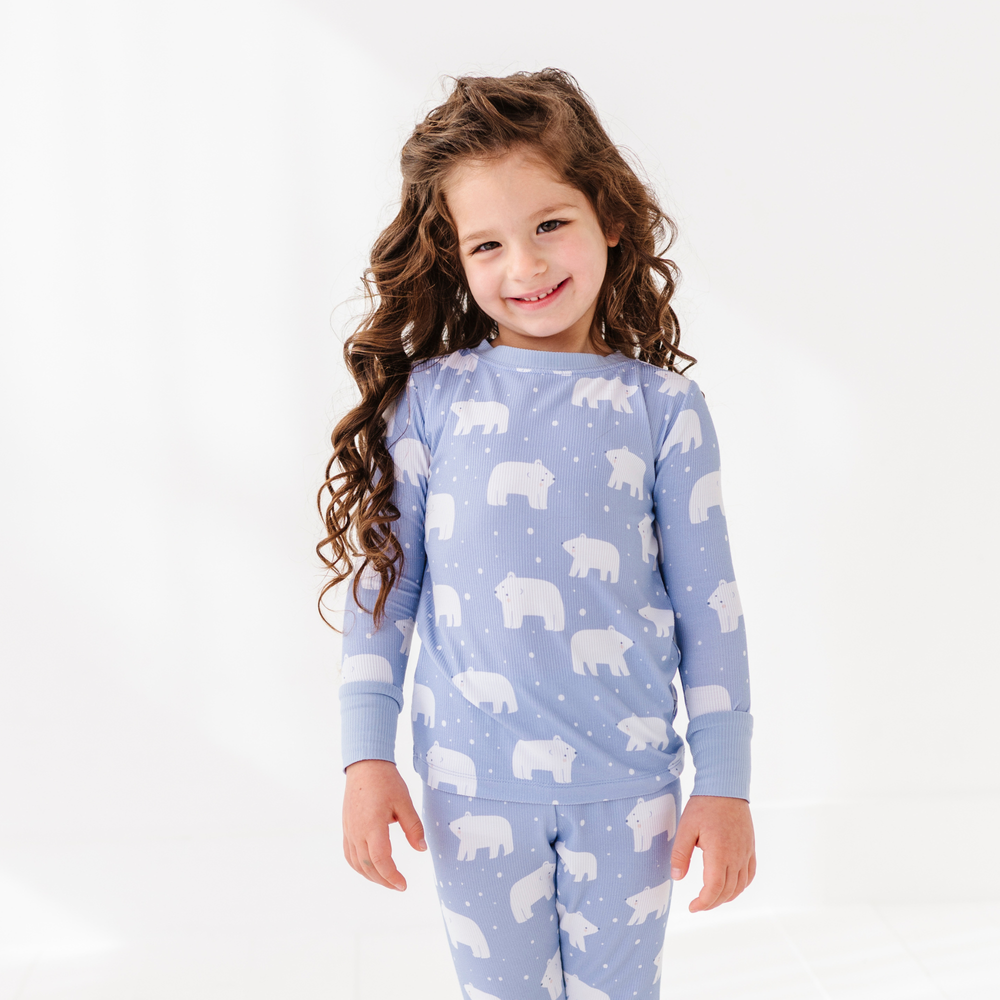 Stay Chill Ribbed Kids Pajamas