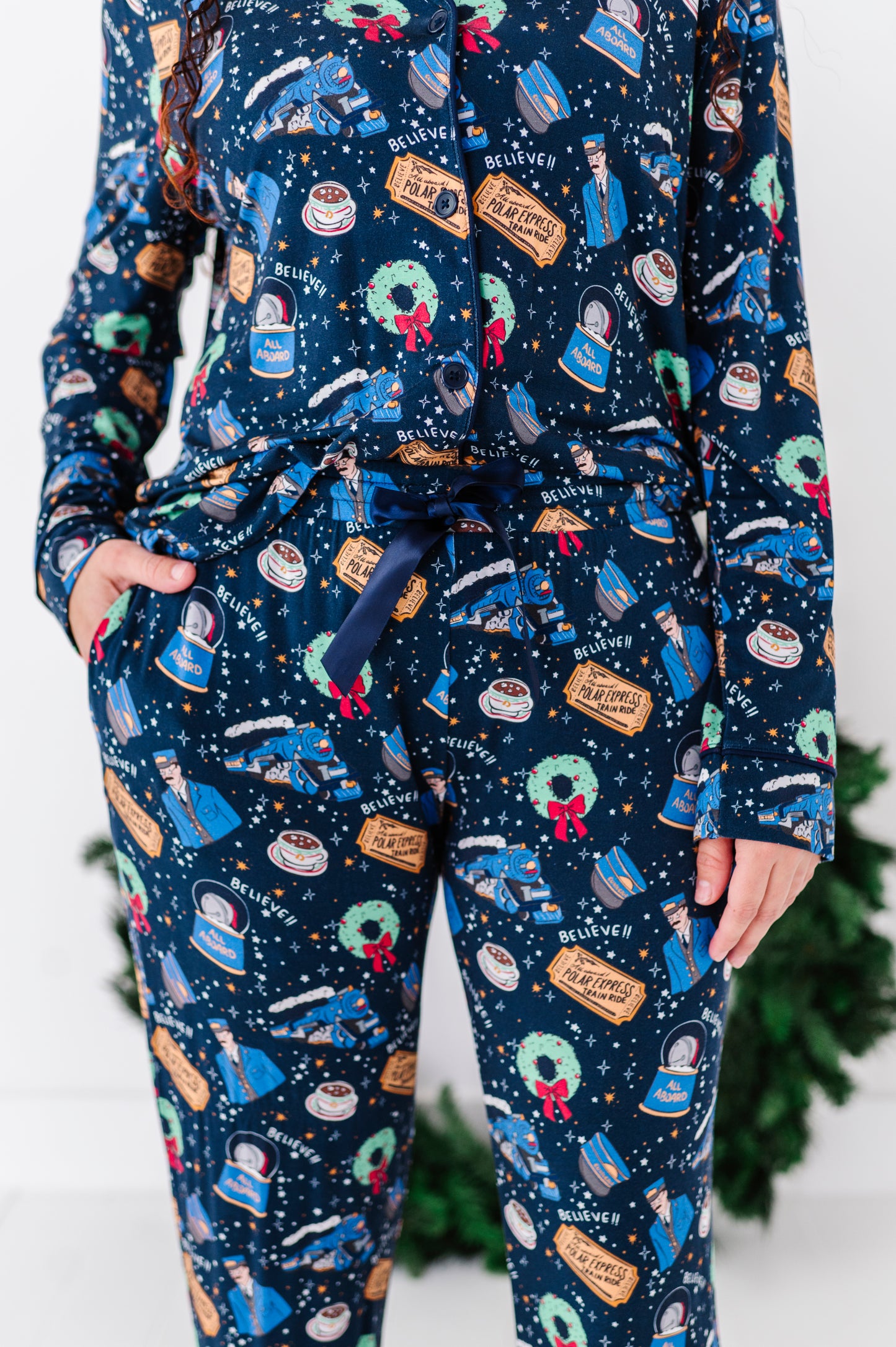 Polar Express Pajamas by Kiki and Lulu