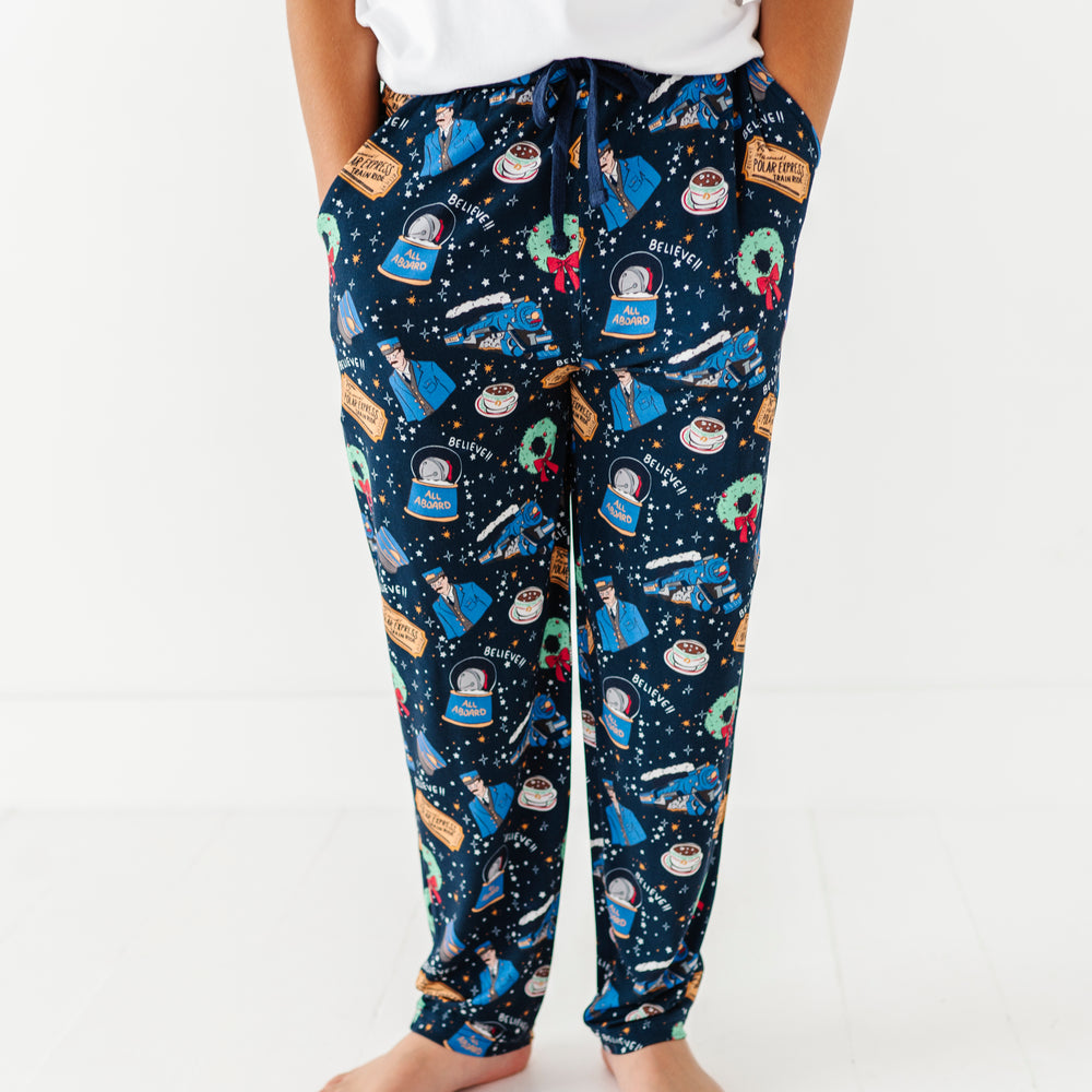 Polar Express Train Boys Pajama Pants