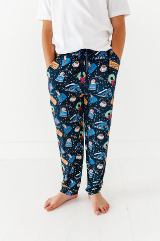 Hot Cocoa Express Lounge Pants - Bigger Kids