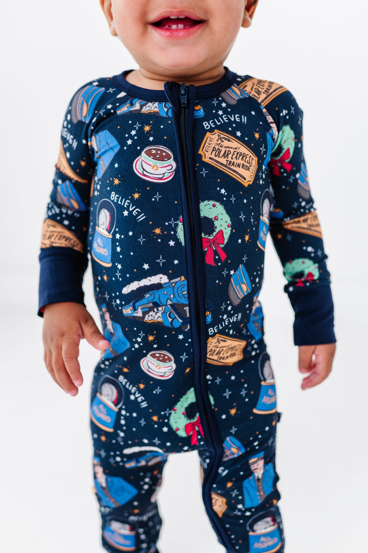 Holiday Express Train Pajamas by Kiki and Lulu