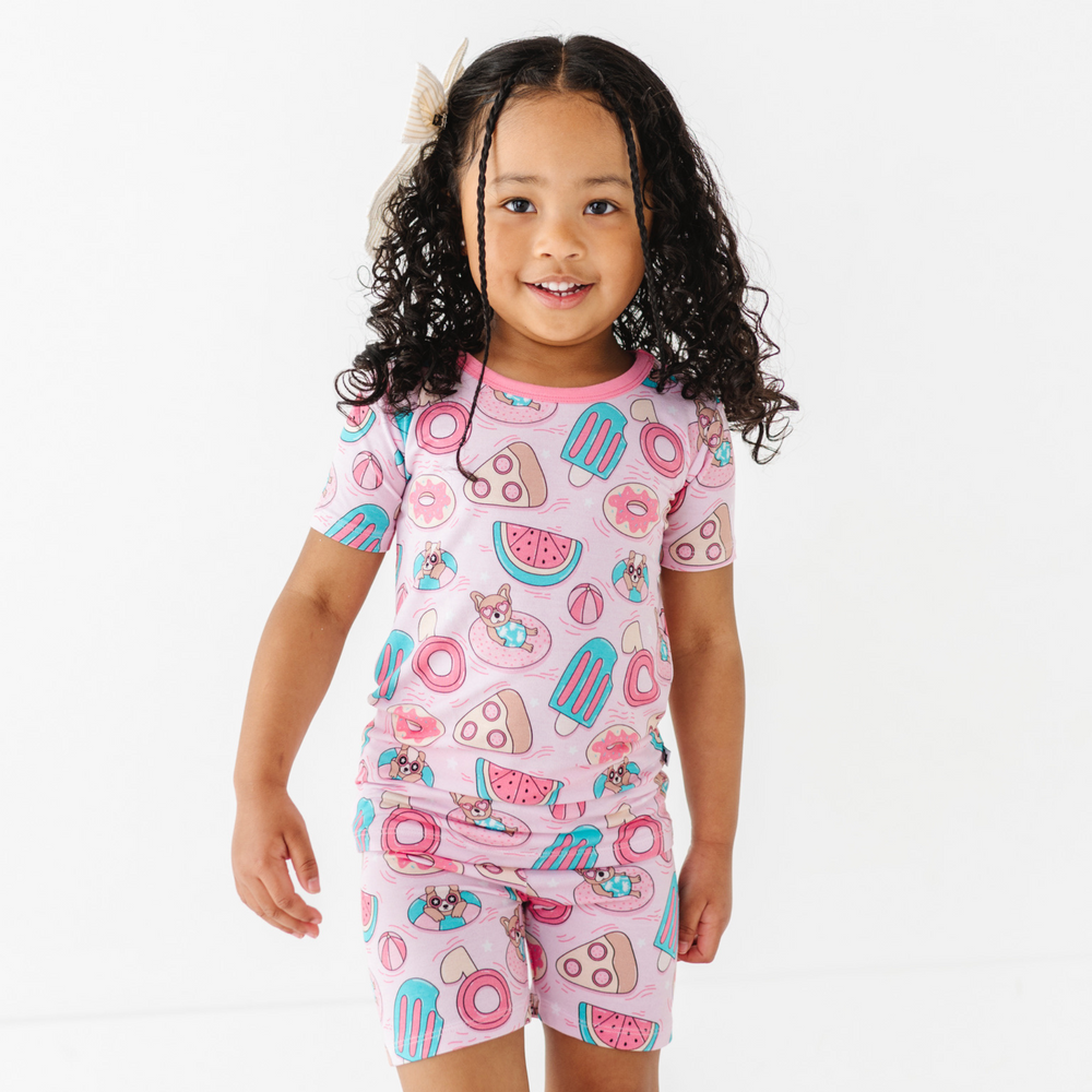 Poolside Pawty Kids Pajamas