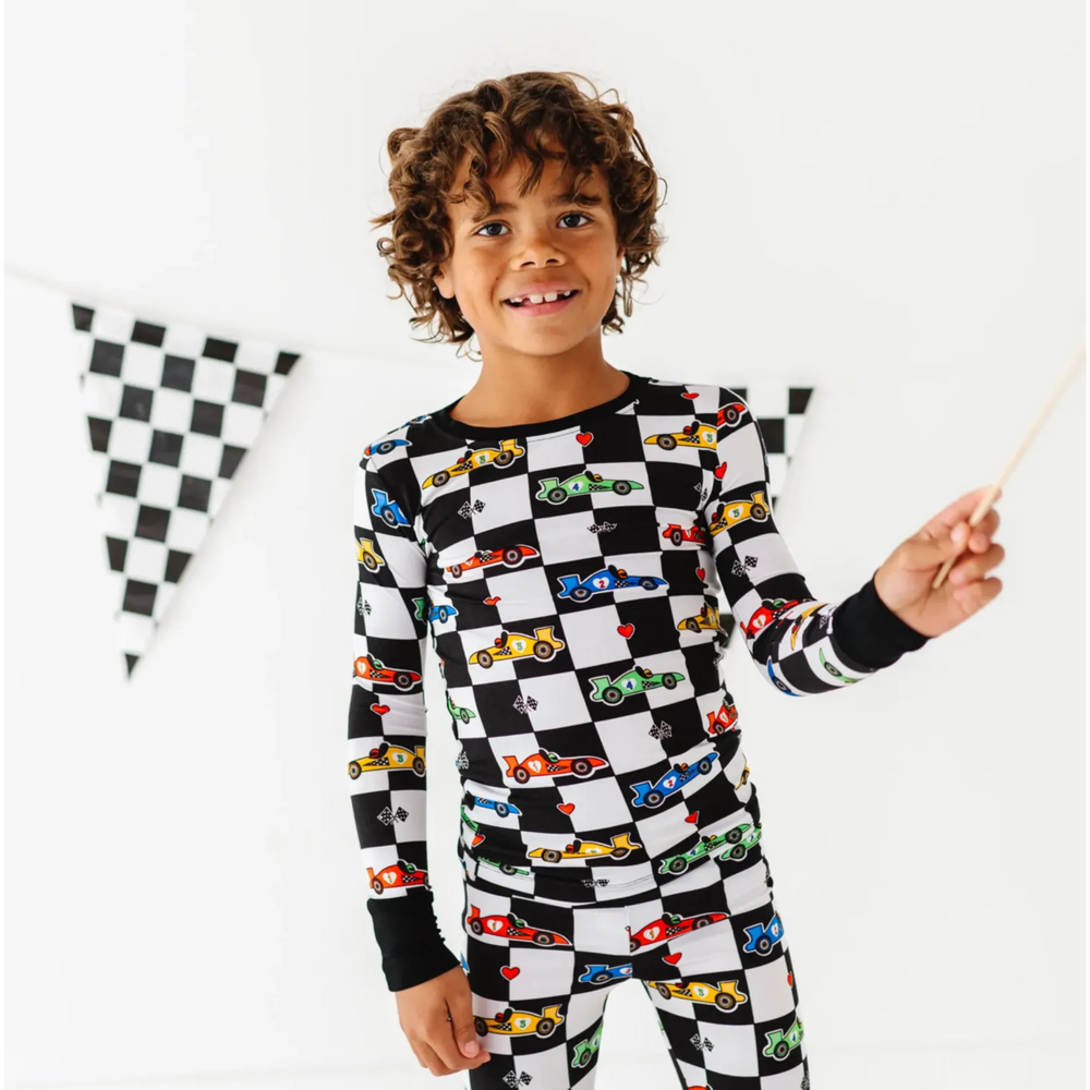 Checker Valentine Pajamas By Kiki and Lulu