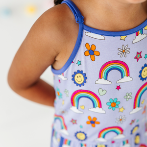 It's All Flowers and Rainbows Short Romper