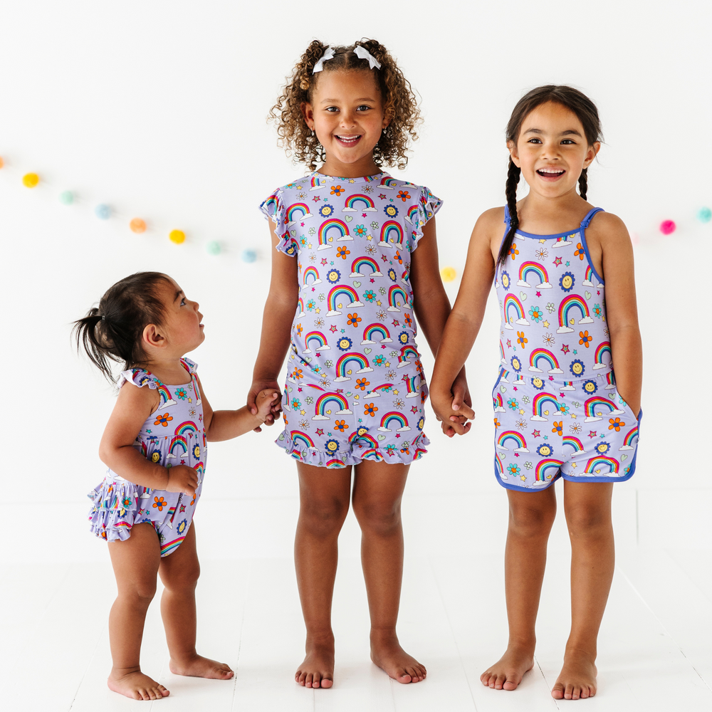 
                      
                        It's All Flowers and Rainbows Ruffle Short Set Toddler/Kids
                      
                    