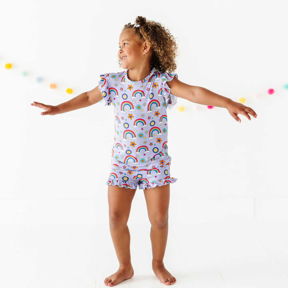 
                      
                        It's All Flowers and Rainbows Ruffle Short Set Toddler/Kids
                      
                    