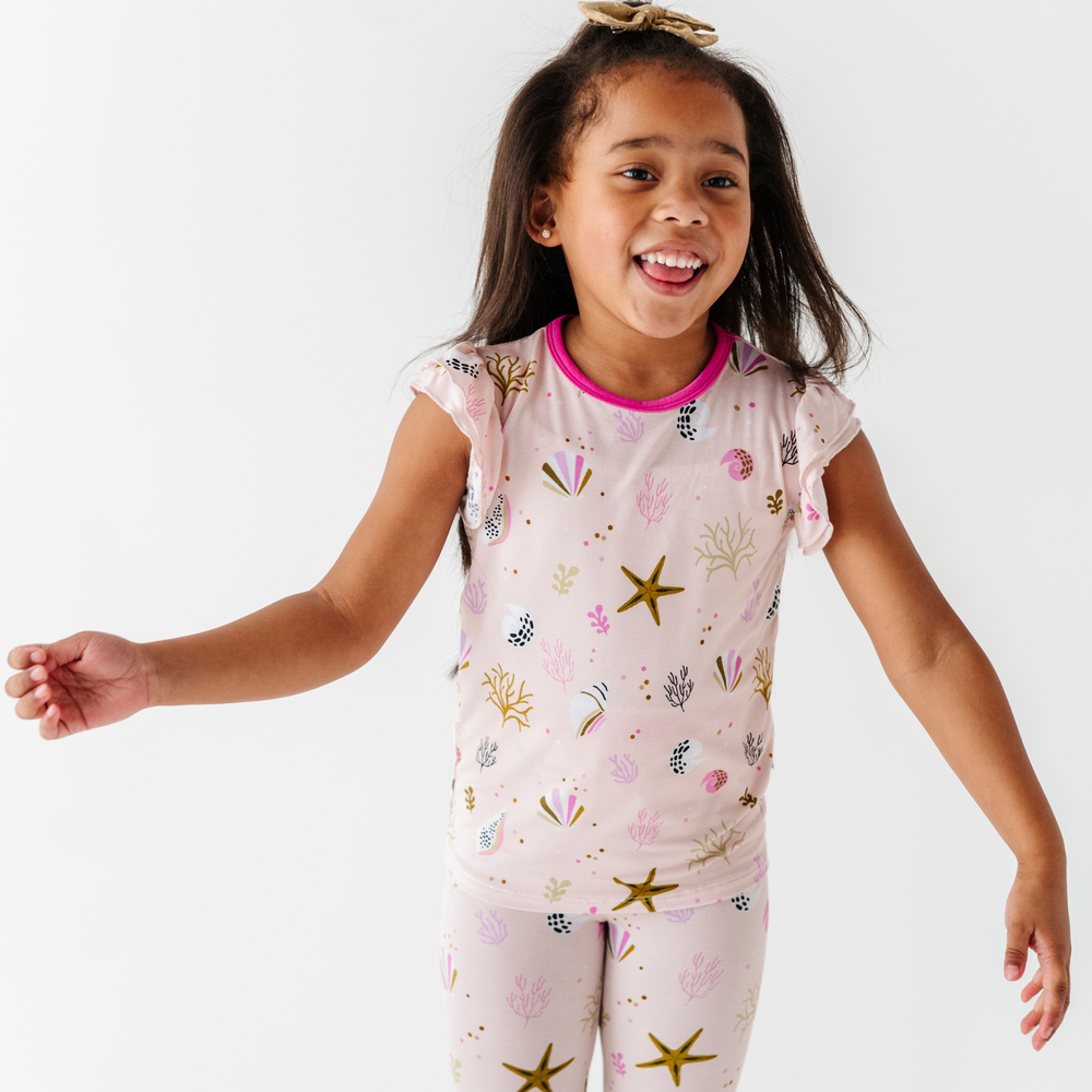 That's What Sea Said Ruffle Pajamas Toddler/Kids