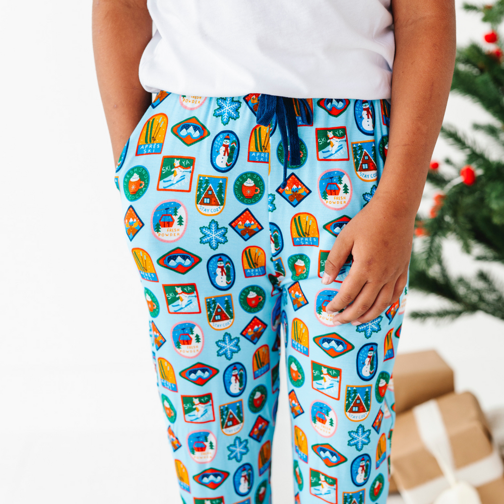 
                      
                        boy wearing ski pajama pants by Kiki and Lulu
                      
                    