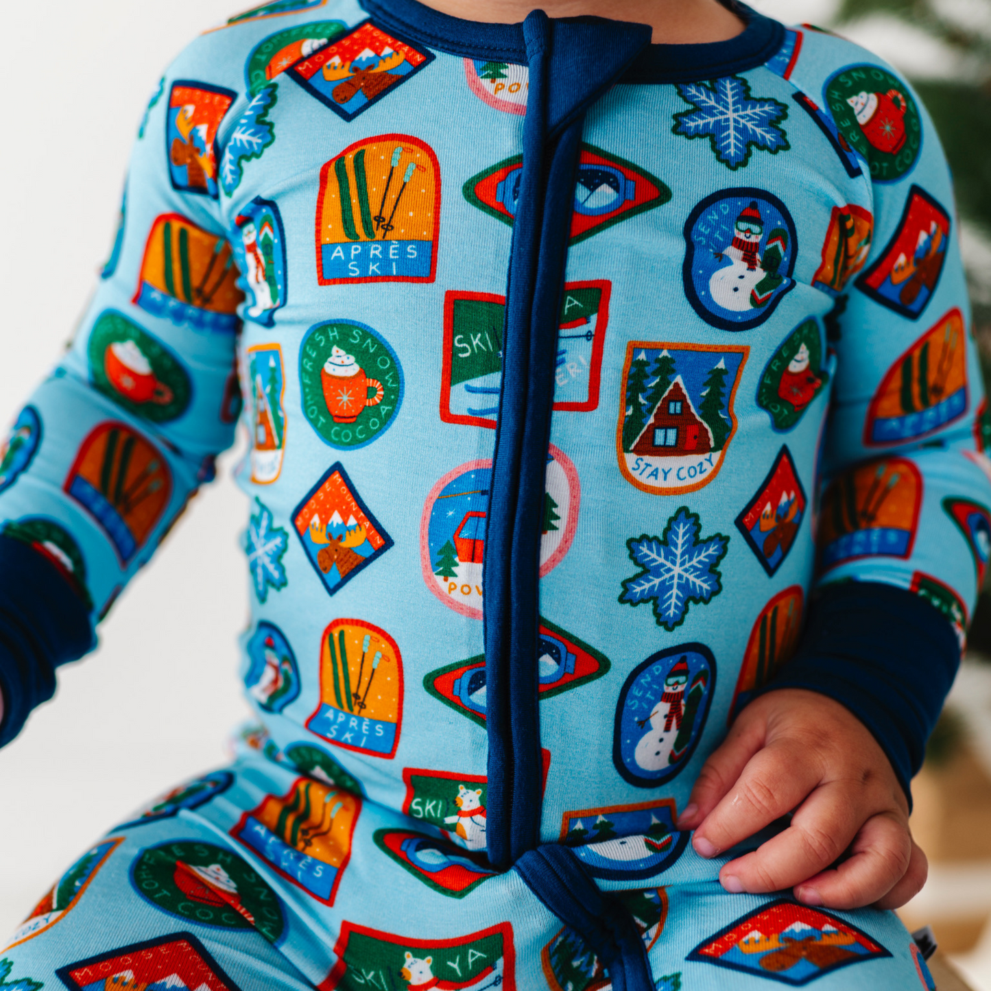 Ski Baby Pajamas by Kiki and Lulu